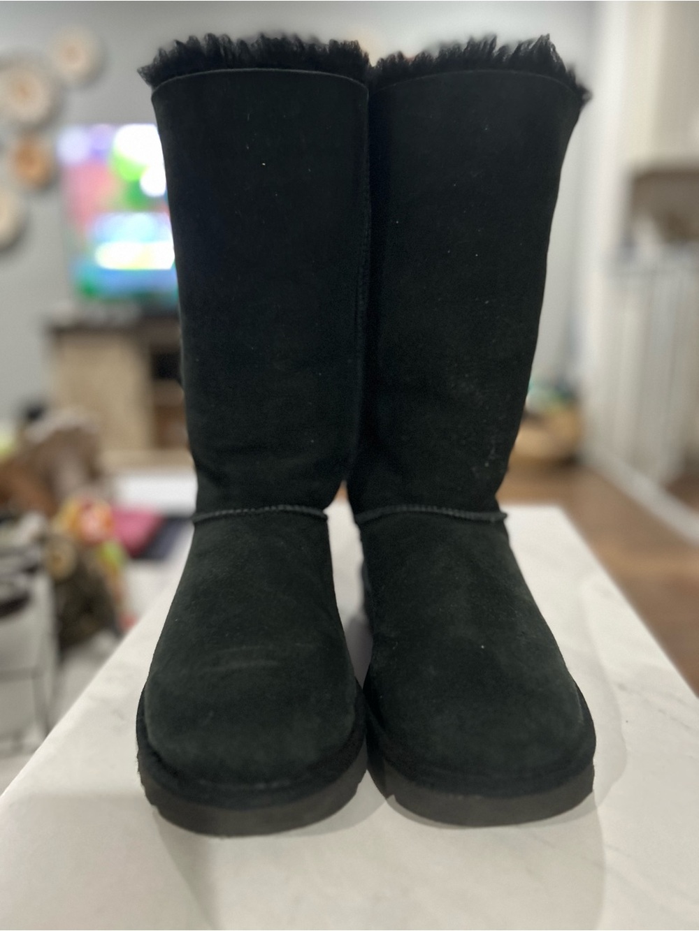 UGG Tall Bailey Bow Boots Size 6